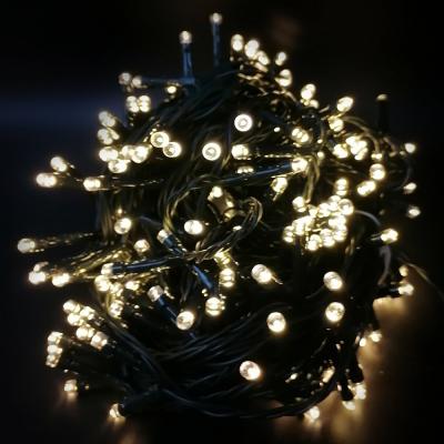 Гирлянда нитевая, 14,4м, 192LED, т.бел. таймер, 3*AA, Luca String Light /83790/
