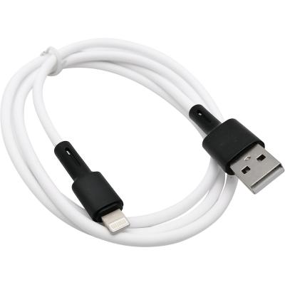 Кабель USB - Lightning 8pin, 1,0м, BOROFONE BX31 Soft silicone, силикон, белый