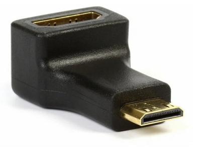 Переходник гн.HDMI(F)  - шт.mini HDMI(M) угловой (A117)