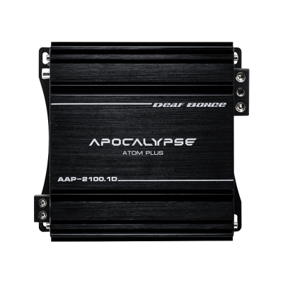 Автоусилитель Apocalypse AAP-2100.1D ATOM PLUS, 1Ом/2100Вт, 2Ом/1350Вт, 4Ом/800Вт**