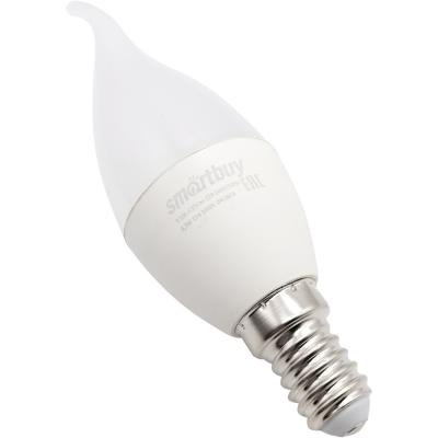 LED лампа Свеча на ветру мат. C37Can/8,5W/3000/E14, Smartbuy**