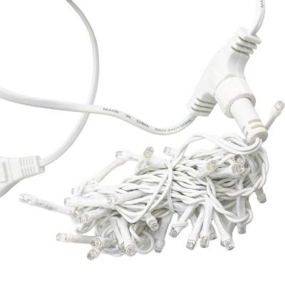 Гирлянда дождь, уличная, 3,0м/3,0м, 600LED, красн. бел., Б.П., LX-29