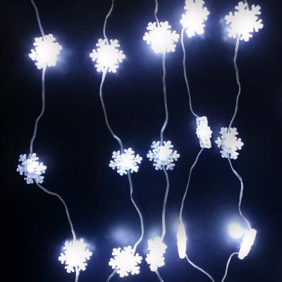 Гирлянда дождь, 3,0м/1,0м, 80LED, Снежинки бел. П.П. LX-377