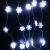 Гирлянда дождь, 3,0м/1,0м, 80LED, Снежинки бел. П.П. LX-377