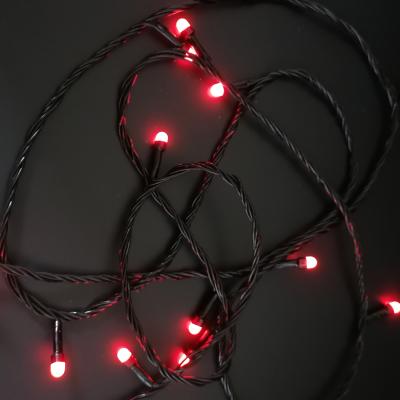 Гирлянда катушка, 50м, 240LED, 8mm, матовый, красн. LX-10/LX-90