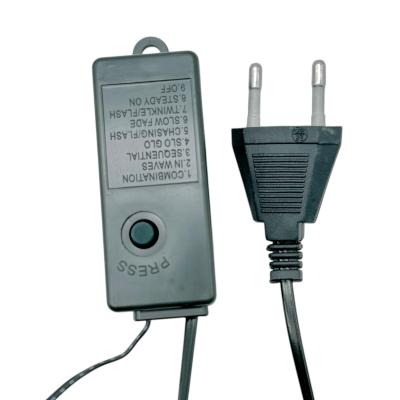 Гирлянда провол. 20м, 500LED РОСА / МИШУРА RGB LX-622 пульт IP44+
