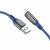 Кабель USB - Lightning 8pin, 1,2м, HOCO S51 Extreme, дисплей, синий