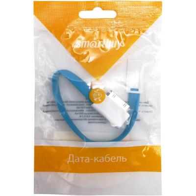 Кабель USB - iPhone 30pin, 0,2м, Smartbuy, магнитный, голубой (iK-402m blue)***
