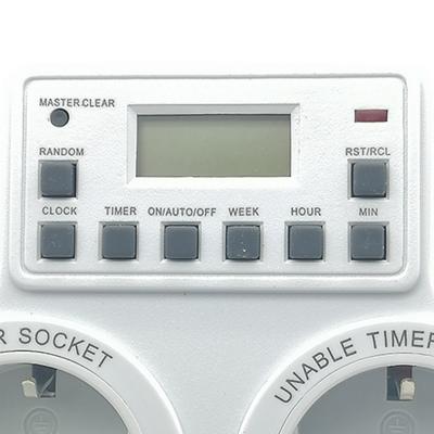 Таймер Feron TM25, 2 розетки /23236/ 