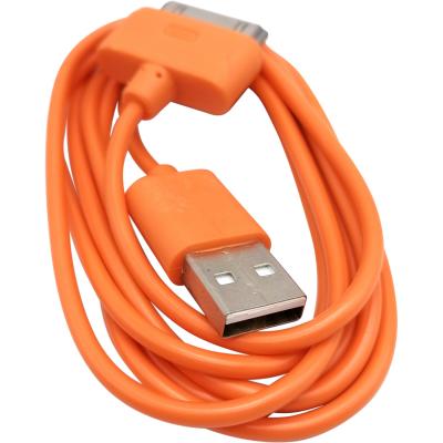 Кабель USB - iPhone 30pin, 1,2м, Smartbuy, цветной, оранжевый (iK-412c orange)***