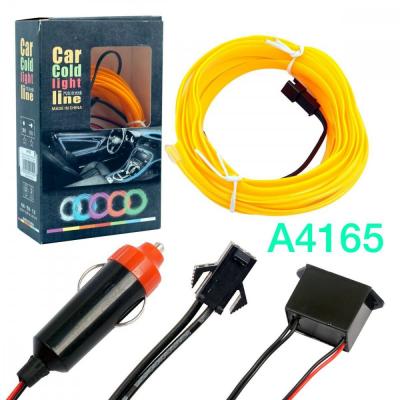Гибкая неоновая LED лента, 3м, 12V, желтый***