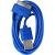 Кабель USB - iPhone 30pin, 1,2м, Smartbuy, цветной, голубой (iK-412c blue)***