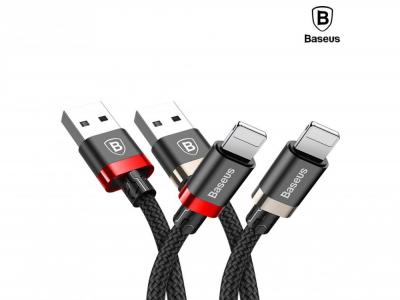 Кабель USB - Lightning 8pin, 1,0м, Baseus Golden Belt, Black Gold