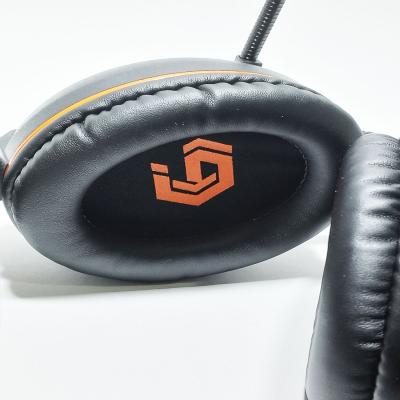 Наушники-гарнитура игровые Gembird MHS-G100, черные/оранжевые