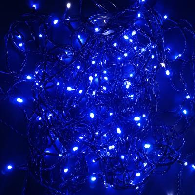 Гирлянда нитевая уличная, 20м, 160LED, син./2 LED мерц, Ч.П. LX-222