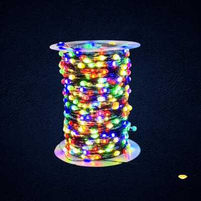 Гирлянда провол. 50м, 500LED РОСА RGB LX-615 пульт IP44+