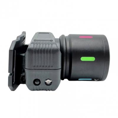 Фонарь налобный KX-1832, Laser LED, ZOOM, встр. акб, Type-C