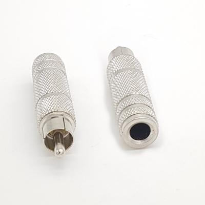 Переходник шт.RCA - гн.6,3 моно, металл
