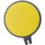 Ручка переменного резистора на вал 6мм. d-19,5*16,2мм, пластик, с носиком, черно-желтый