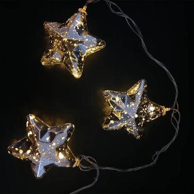 Гирлянда нитевая, 2м, 10LED, ЗВЕЗДЫ, т.бел 19-14