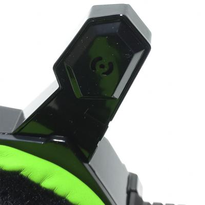 Полноразмерная игровая стереогарнитура SmartBuy RUSH SNAKE, велюр, черн/зеленая (SBHG-1200)