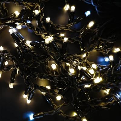 Гирлянда бахрома, уличная, 3,0м/0,3-0,5м, 80LED, бел., Ч.П. LX-388/390