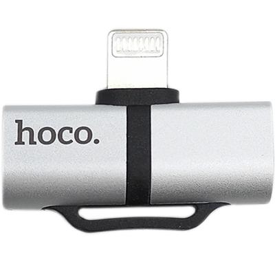 Адаптер audio HOCO LS20 для Apple, серебро