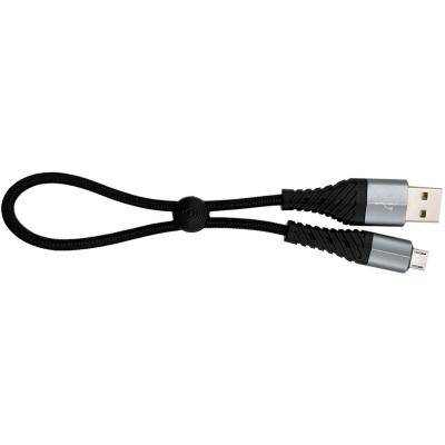 Кабель USB - micro USB, 0,25м, HOCO X38 Cool Charging, черный