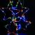 Гирлянда бахрома, LED, RGB, звезды, LX-3-1