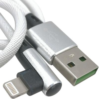 Кабель USB - Lightning 8pin, 1,0м, Smartbuy, FLOW 3D L-TYPE, 2A, белый (iK-512FLL white)***