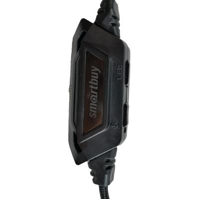 Игровая гарнитура Smartbuy RUSH STORMER, динамик 50мм, LED-подсветка, черн/зелен (SBHG-5200)***