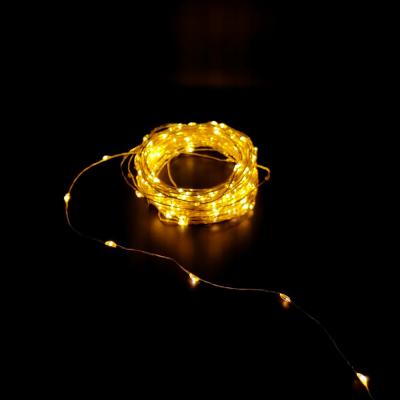 Гирлянда провол. серебр. 15м, 300LED, т.бел. Роса,  Luca String Light /87647/