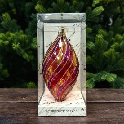 Игрушка ёлочная, 1шт. ...см. Винтажный узор 1 /ФУП4-2579