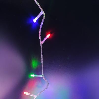 Гирлянда нитевая, 10м, 160LED, RGB, с контроллером, IP44, З.П. SB-RGBIP44-10mGR