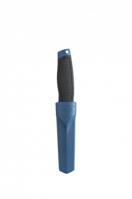Нож Ganzo G806-BL, туристический, ножны, черный с синим