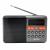 Радио Perfeo ТУРИСТ, 87,5–108 FM, питание USB/18650, серый