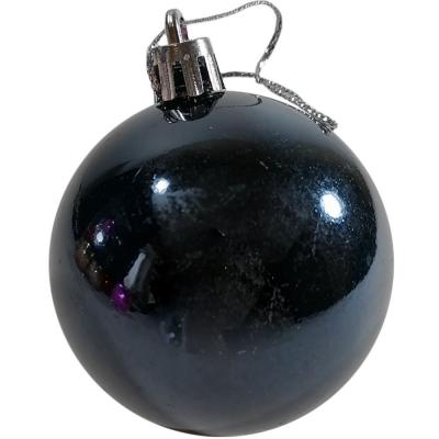 Игрушка ёлочная, 6см; HM-8004, уп.12шт;  разноцветные