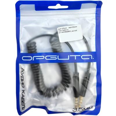 Jack 3,5mm - Jack 3,5mm 1,0м Орбита OT-AVC06(3061), витой