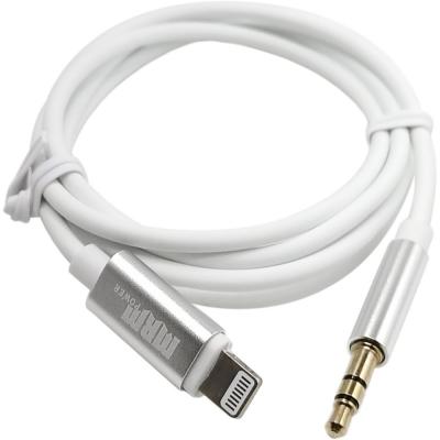 Jack 3,5mm - Lightning 1,0м, CQ003, белый