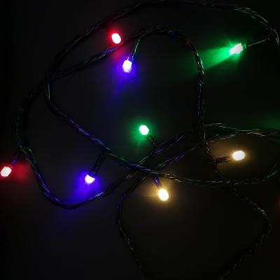 Гирлянда нитевая уличная,100м, 480LED, 8мм RGB Ч.П. LX-285