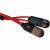 Кабель 2 в 1 USB - Lightning 8pin+micro USB, 1,0м, Remax Twins Cable RC-025t, красный