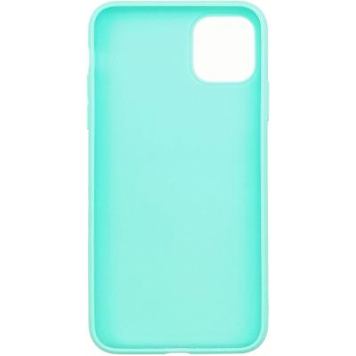 Чехол-накладка iPhone 11 PRO MAX, More choice Silicone MATTE (Turquoise)