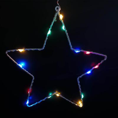 Гирлянда бахрома, LED, RGB, звезды, LX-3-1