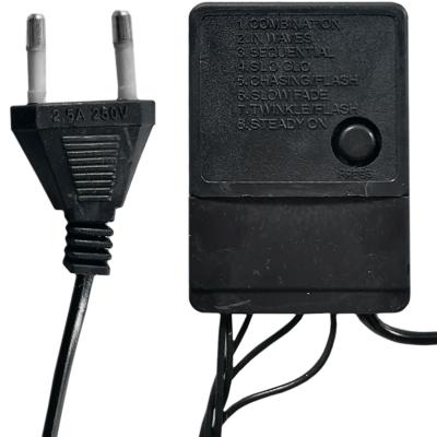 Гирлянда нитевая, 8м, 70LED, RGB, пуля, Ч.П. LX-77