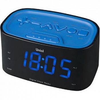 Часы Uniel UTR-33BBK, синий/черный***