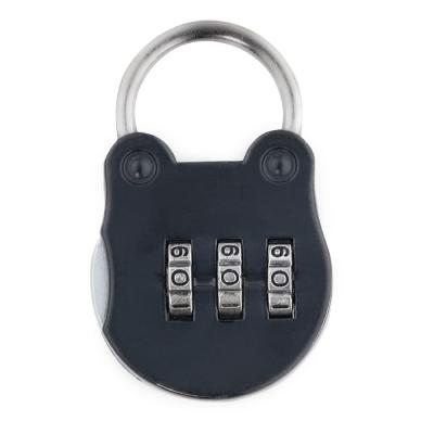 Замок навесной кодовый, 3 цифры, ШИФР 0-0-0, горизорнтальный (SBT-LK-BAG3H)