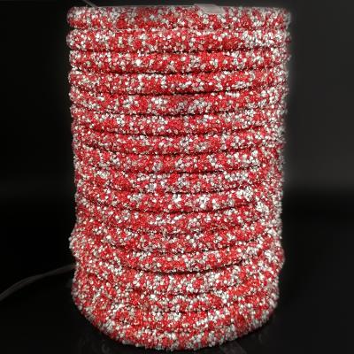 Гирлянда дюралайт, уличная, 5м, 100LED, красн., 8 функций, Luca Light /83796/