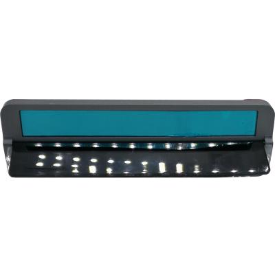 Автовизитка на панель HOCO PH21 Aluminum hidden, темно-серый