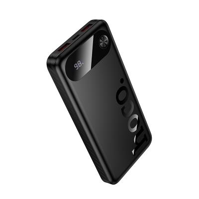Портативный аккумулятор 10000 мАч, HOCO J154 Victorious, 2xUSB+1xUSB-C, черный (CCC)