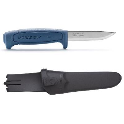 Нож Morakniv Basic 546, туристический, нержавеющая сталь, ножны, синий